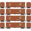 Athearn HO 40' Wood Reefer, CN (4) for Freight Cars