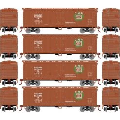 Athearn HO 40' Wood Reefer, CN (4) for Freight Cars