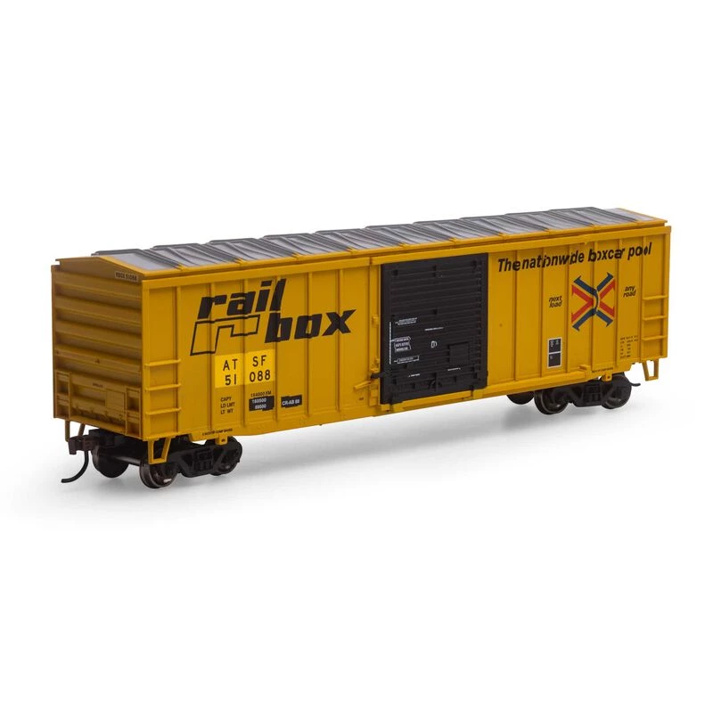 Athearn HO 50' ACF Box, SF/RBOX #51088 for Freight Cars 3 Athearn HO 50' ACF Box, SF/RBOX #51088 for Freight Cars