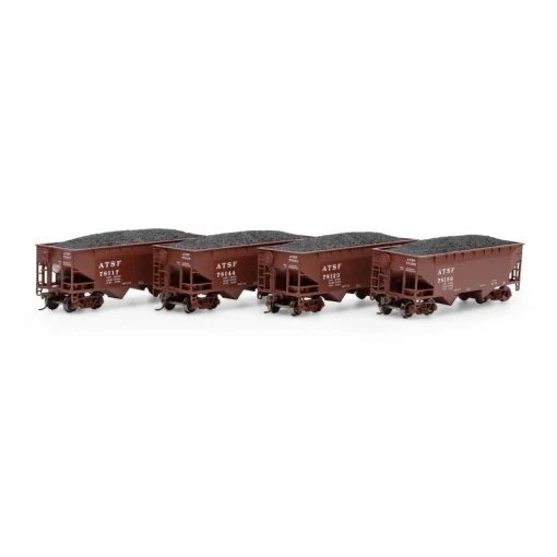Athearn HO 34' 2-Bay Offset Open Hopper, SF #2 (4) for Freight Cars -Roundhouse Online Shop RND1281 A0 2FDB8AVH