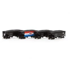 Athearn HO 34' 2-Bay Offset Open Hopper, C&I #2 (4) for Freight Cars