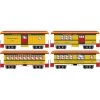Athearn HO 34' Old Time Overton Passenger, ATSF (4) for Passenger Cars -Roundhouse Online Shop RND16372 A0 LQ53X0GO