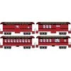 Athearn HO 34' Old Time Overton Passenger, B&M (4) for Passenger Cars