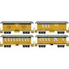 Athearn HO 34' Old Time Overton Passenger, D&RGW (4) for Passenger Cars -Roundhouse Online Shop RND16382 A0 JI3E8W5N