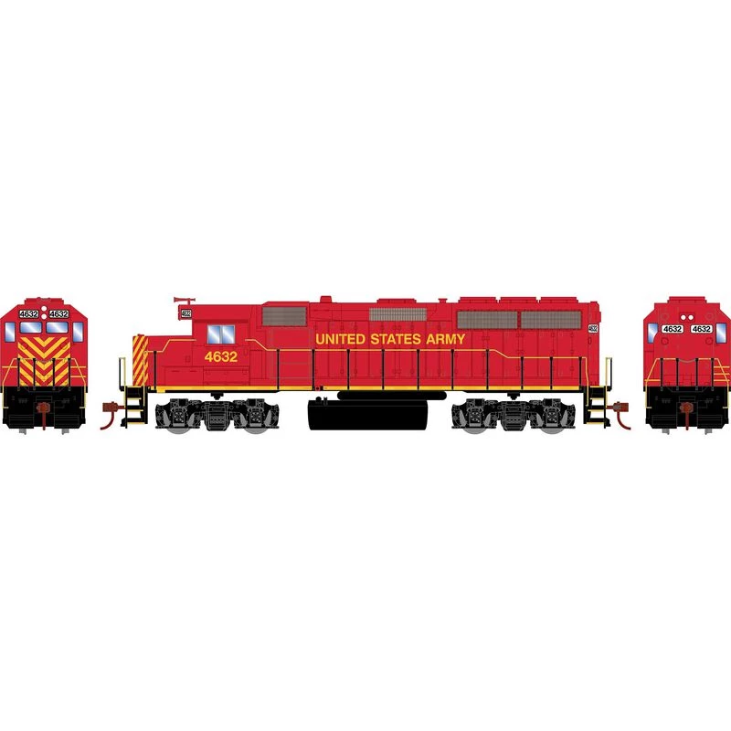 Athearn HO GP40-2, US Army #4632 for Locomotives 3 Athearn HO GP40-2, US Army #4632 for Locomotives
