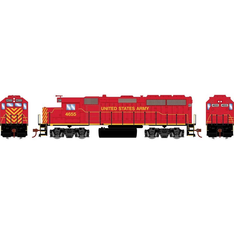 Athearn HO GP40-2, US Army #4655 for Locomotives 3 Athearn HO GP40-2, US Army #4655 for Locomotives