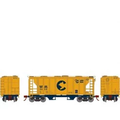 Athearn HO PS-2 2003 2-Bay Covered Hopper Chessie WM #5850 for Freight Cars