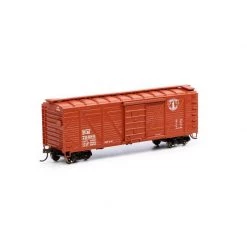 Athearn HO 40' Ribbed Wooden Box B&M #72480 for Freight Cars