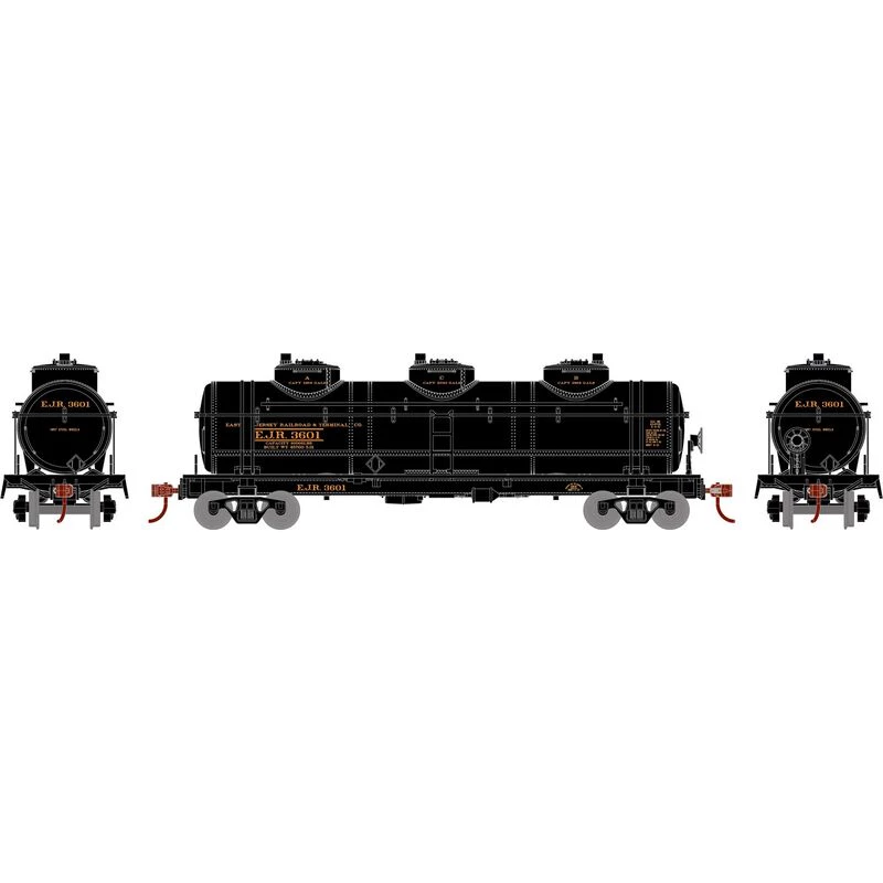Athearn HO 3-Dome Tank, EJR (4) for Freight Cars 3 Athearn HO 3-Dome Tank, EJR (4) for Freight Cars
