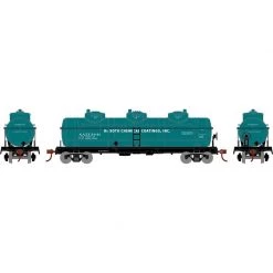 Athearn HO 3-Dome Tank, NATX #3441 for Freight Cars