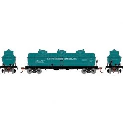 Athearn HO 3-Dome Tank, NATX #3447 for Freight Cars