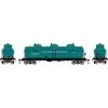 Athearn HO 3-Dome Tank, NATX #2 (4) for Freight Cars