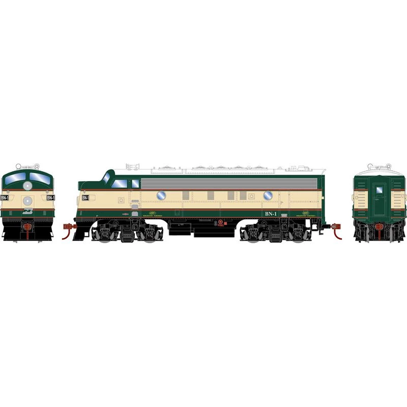 Athearn HO F7A, BN-1 for Locomotives 3 Athearn HO F7A, BN-1 for Locomotives