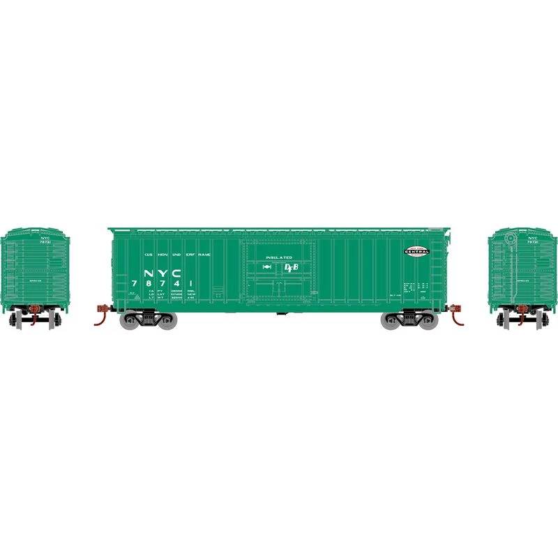 Athearn HO 50' OB Plug Door Box, NYC #78741 for Freight Cars 3 Athearn HO 50' OB Plug Door Box, NYC #78741 for Freight Cars