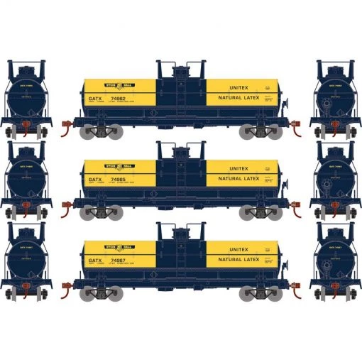 Athearn HO Chemical Tank, Stein Hall (3) for Freight Cars -Roundhouse Online Shop RND73000 A00 HRO4GCHH