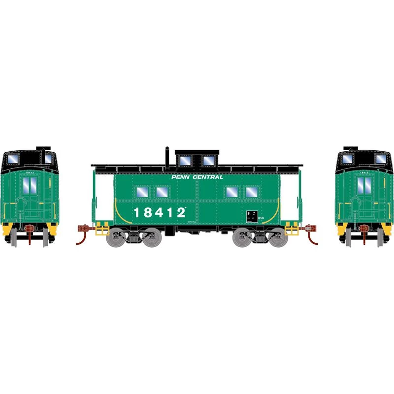 Athearn HO Eastern 4-Window Caboose, PC #18412 for Cabooses 3 Athearn HO Eastern 4-Window Caboose, PC #18412 for Cabooses