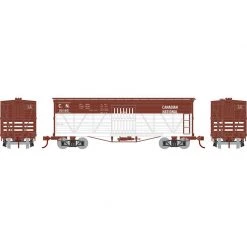 Athearn HO 36' Old Time Stock Car, CN #151185 for Freight Cars