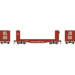 Athearn HO 40' Pulpwood Flat, Central of Georgia,#10433 for Freight Cars