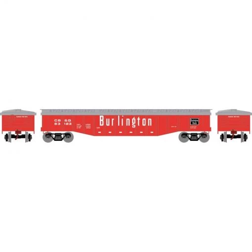 Athearn HO 50' Covered Gondola, CB&Q #83123 for Freight Cars 4 Athearn HO 50' Covered Gondola, CB&Q #83123 for Freight Cars -Roundhouse Online Shop RND82108 A00 Z7K2DFDP