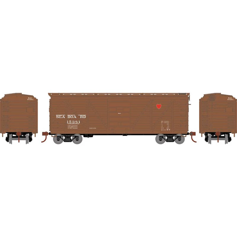 Athearn HO 40' Single Sheathed Box, SAL #15381 for Freight Cars 3 Athearn HO 40' Single Sheathed Box, SAL #15381 for Freight Cars