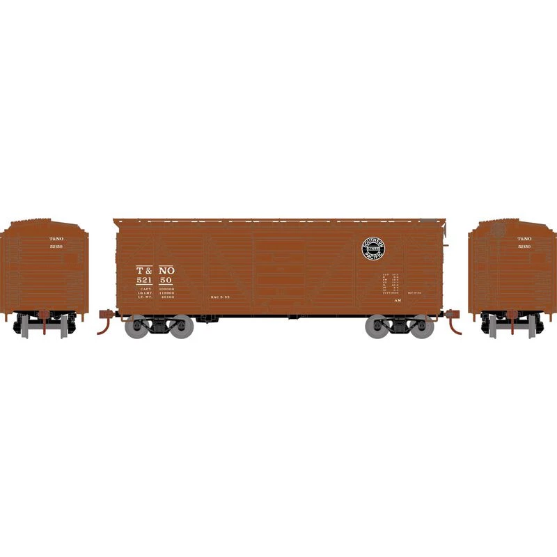 Athearn HO 40' Single Sheathed Box, T&NO #52150 for Freight Cars 3 Athearn HO 40' Single Sheathed Box, T&NO #52150 for Freight Cars