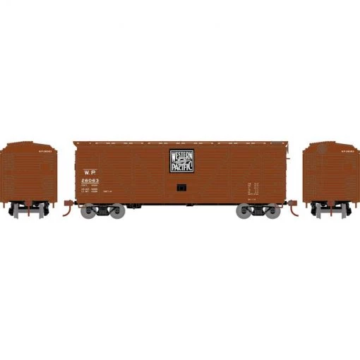 Athearn HO 40' Single Sheathed Box, WP #26063 for Freight Cars -Roundhouse Online Shop RND85846 A0 H27T9L09