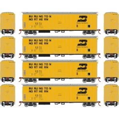 Athearn HO 50' Ex-Post Mechanical Reefer, BNFE (4) for Freight Cars