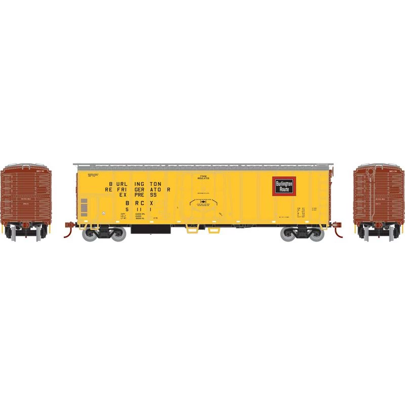 Athearn HO 50' Ex-Post Mechanical Reefer, BRCX #5111 for Freight Cars 3 Athearn HO 50' Ex-Post Mechanical Reefer, BRCX #5111 for Freight Cars