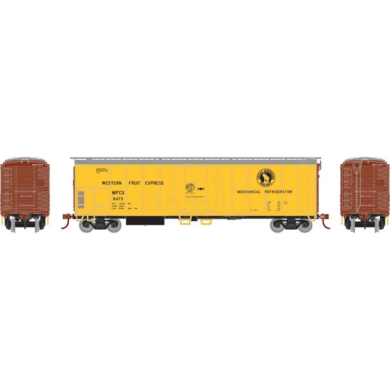Athearn HO 50' Ex-Post Mechanical Reefer, WFCX #8473 for Freight Cars 3 Athearn HO 50' Ex-Post Mechanical Reefer, WFCX #8473 for Freight Cars
