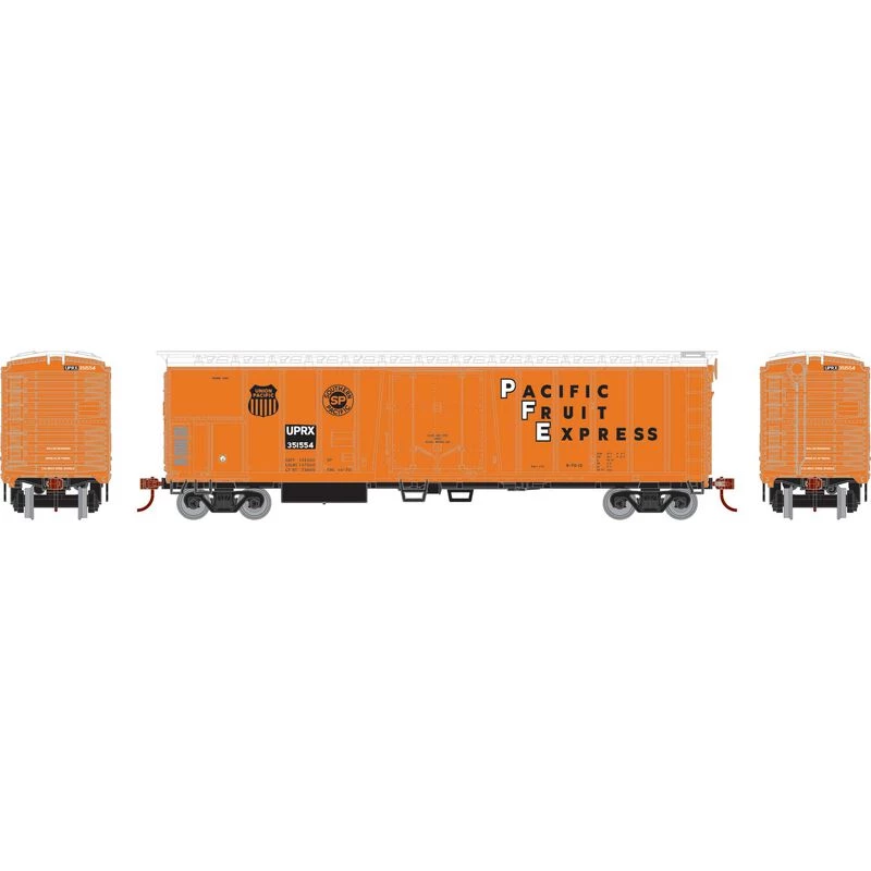 Athearn HO 50' Ex-Post Mechanical Reefer, UPRX #351554 for Freight Cars 3 Athearn HO 50' Ex-Post Mechanical Reefer, UPRX #351554 for Freight Cars