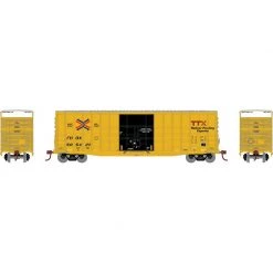 Athearn HO 50' Waffle HC Plug Door Box, FBOX #505421 for Freight Cars