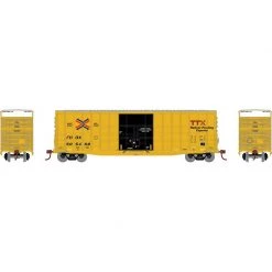 Athearn HO 50' Waffle HC Plug Door Box, FBOX #505468 for Freight Cars