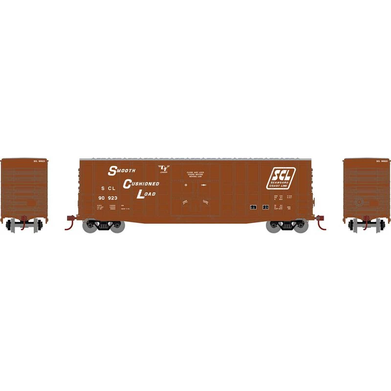 Athearn HO 50' Waffle HC Plug Door Box, SCL #90923 for Freight Cars 3 Athearn HO 50' Waffle HC Plug Door Box, SCL #90923 for Freight Cars
