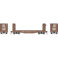 Athearn HO 40' Pulpwood Flat, Gulf Mobile & Ohio #4920 for Freight Cars