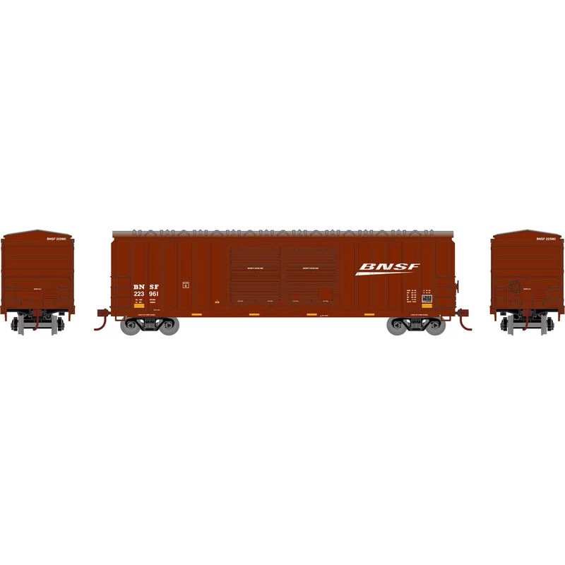 Athearn HO 50' FMC 5283 DD Box, BNSF #223961 for Freight Cars 3 Athearn HO 50' FMC 5283 DD Box, BNSF #223961 for Freight Cars