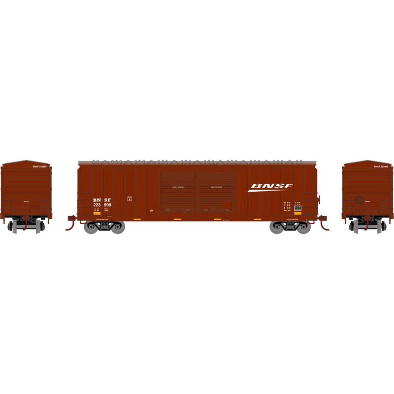 Athearn HO 50' FMC 5283 DD Box, BNSF #223999 for Freight Cars 3 Athearn HO 50' FMC 5283 DD Box, BNSF #223999 for Freight Cars