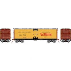 Athearn HO 40' Wood Reefer, EKSK #3756 for Freight Cars