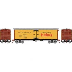 Athearn HO 40' Wood Reefer, EKSK #3776 for Freight Cars